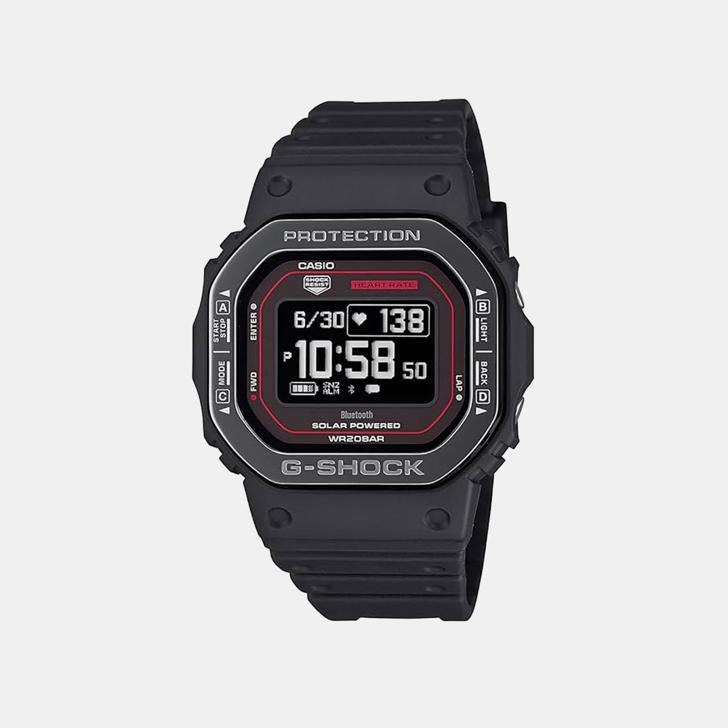 G-Shock Men Quartz Black Dial Digital Resin Watch G1633
