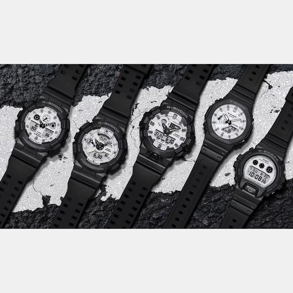 G-Shock Men Quartz White Dial Analog-Digital Resin Watch G1635