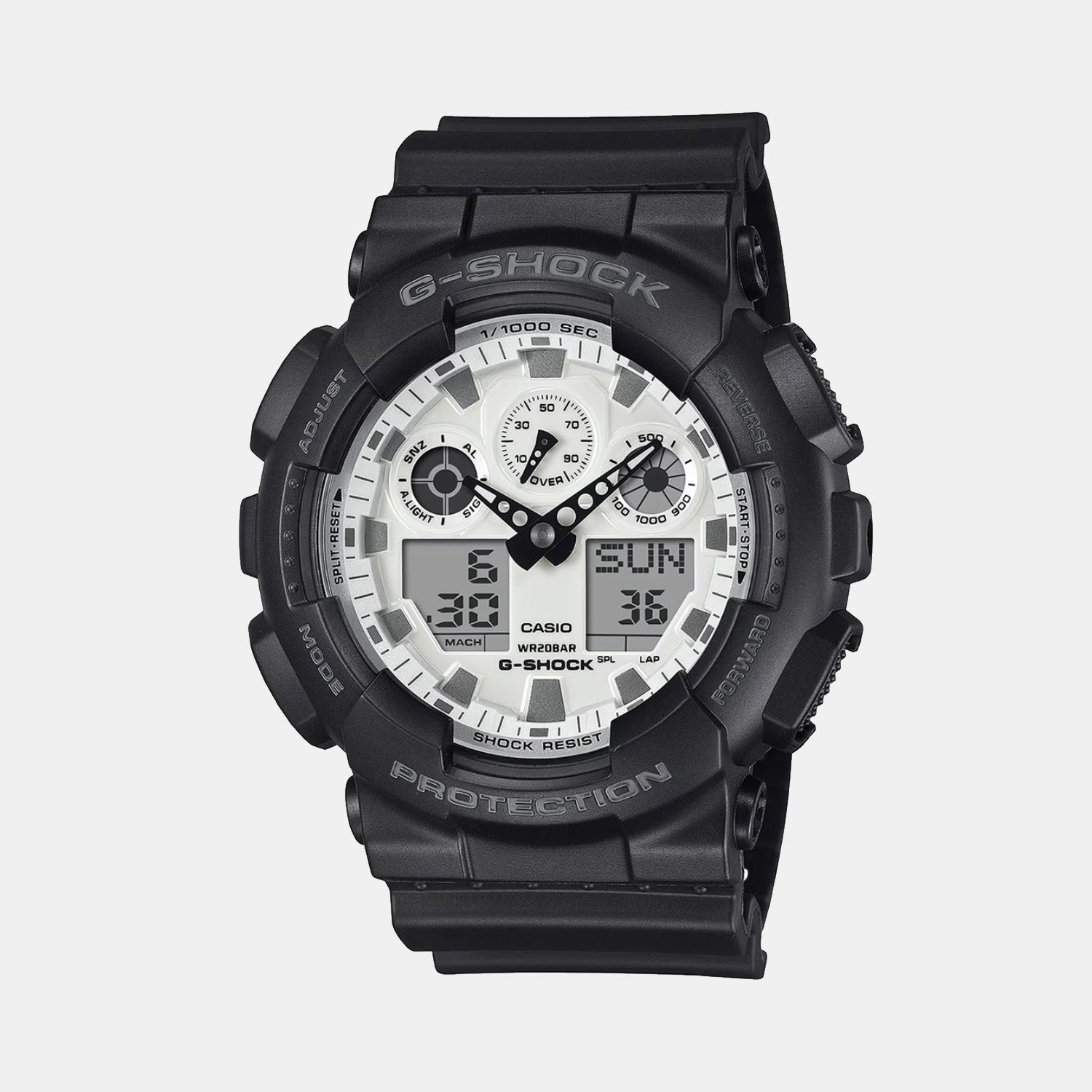 G-Shock G1635 White Analog-Digital Watch - Image 1