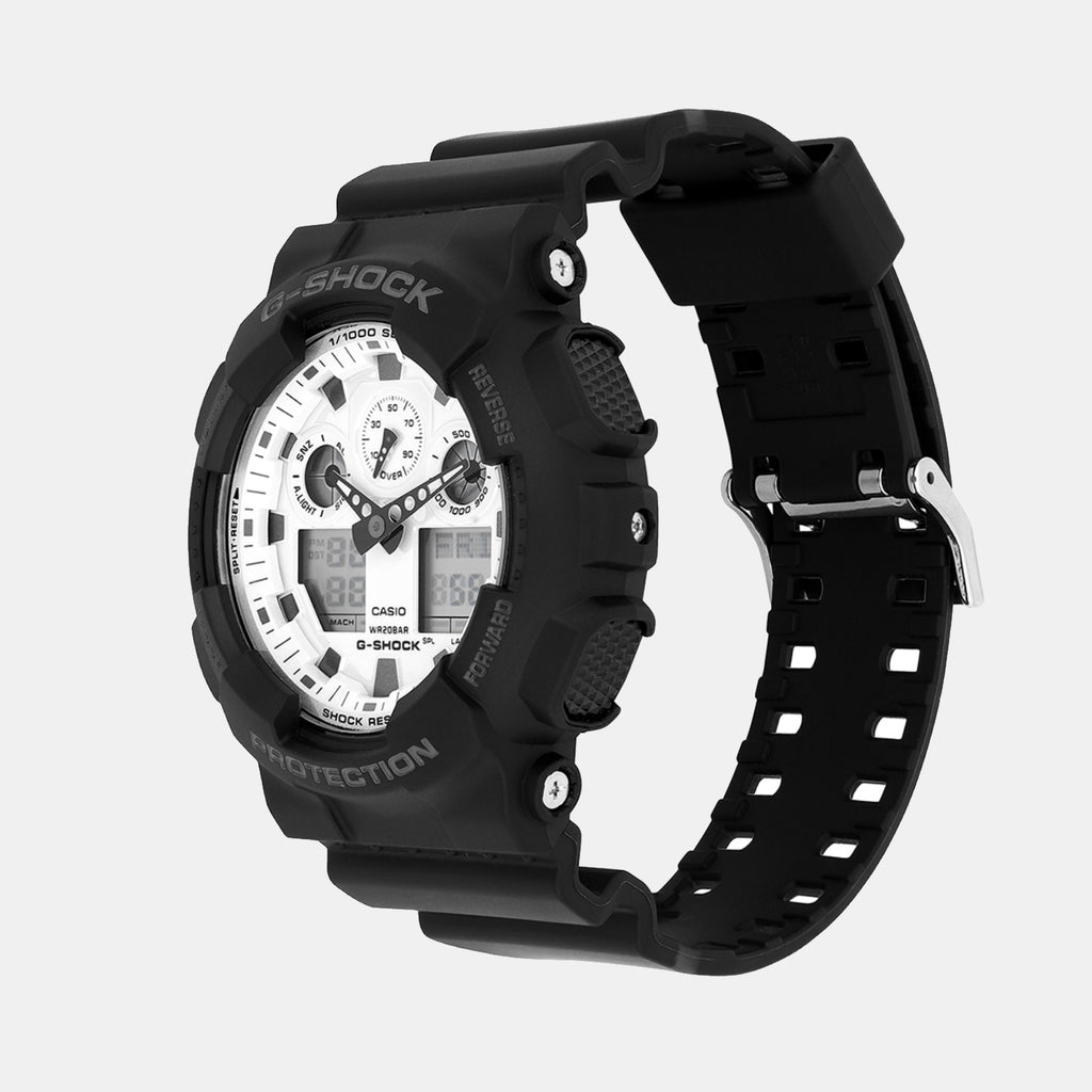 G-Shock Men Quartz White Dial Analog-Digital Resin Watch G1635