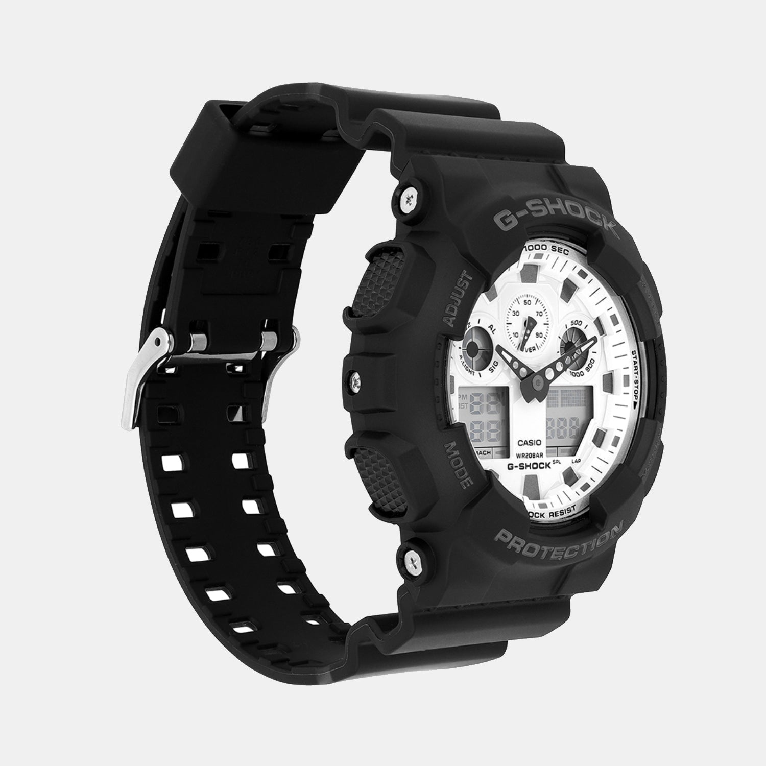 G-Shock Men Quartz White Dial Analog-Digital Resin Watch G1635