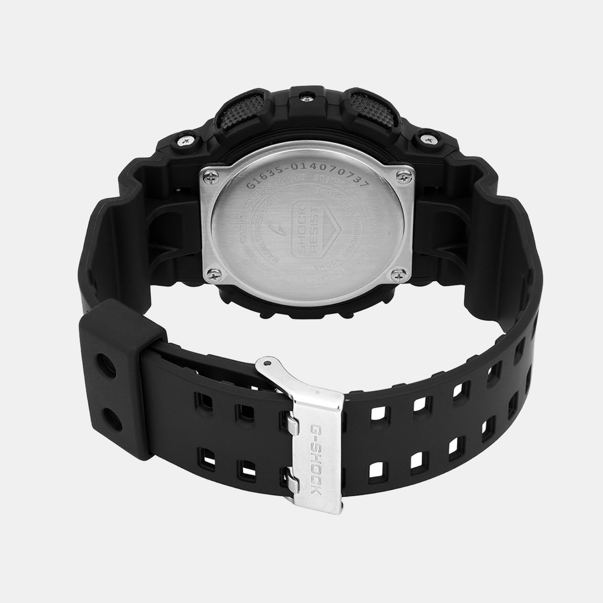 G-Shock Men Quartz White Dial Analog-Digital Resin Watch G1635