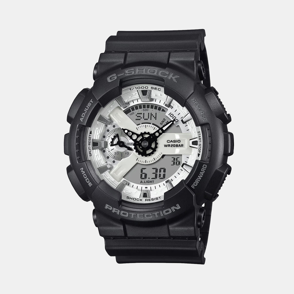 G-Shock Men Quartz White Dial Analog-Digital Resin Watch G1636