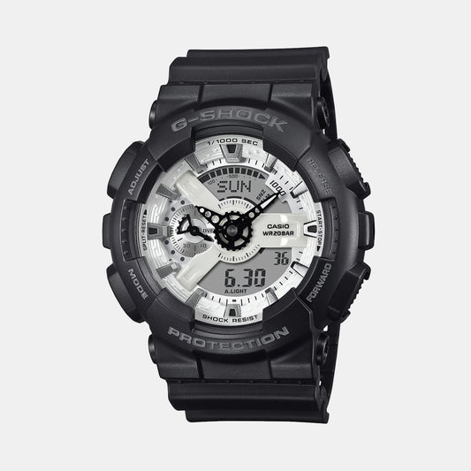 G-Shock Men Quartz White Dial Analog-Digital Resin Watch G1636