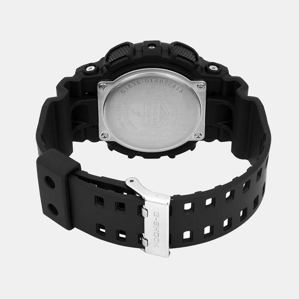 G-Shock Men Quartz White Dial Analog-Digital Resin Watch G1636