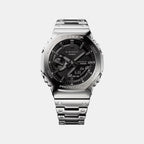 G-Shock Men Quartz Black Dial Analog-Digital Stainless Steel Watch G1638