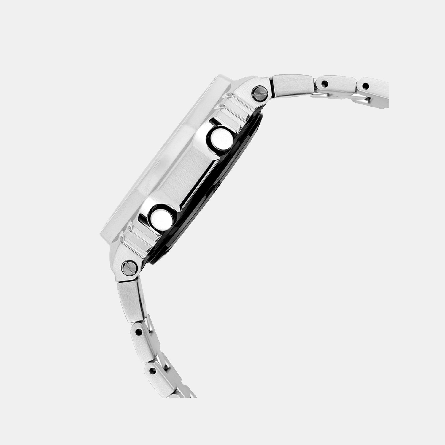 G-Shock Men Quartz Black Dial Analog-Digital Stainless Steel Watch G1638