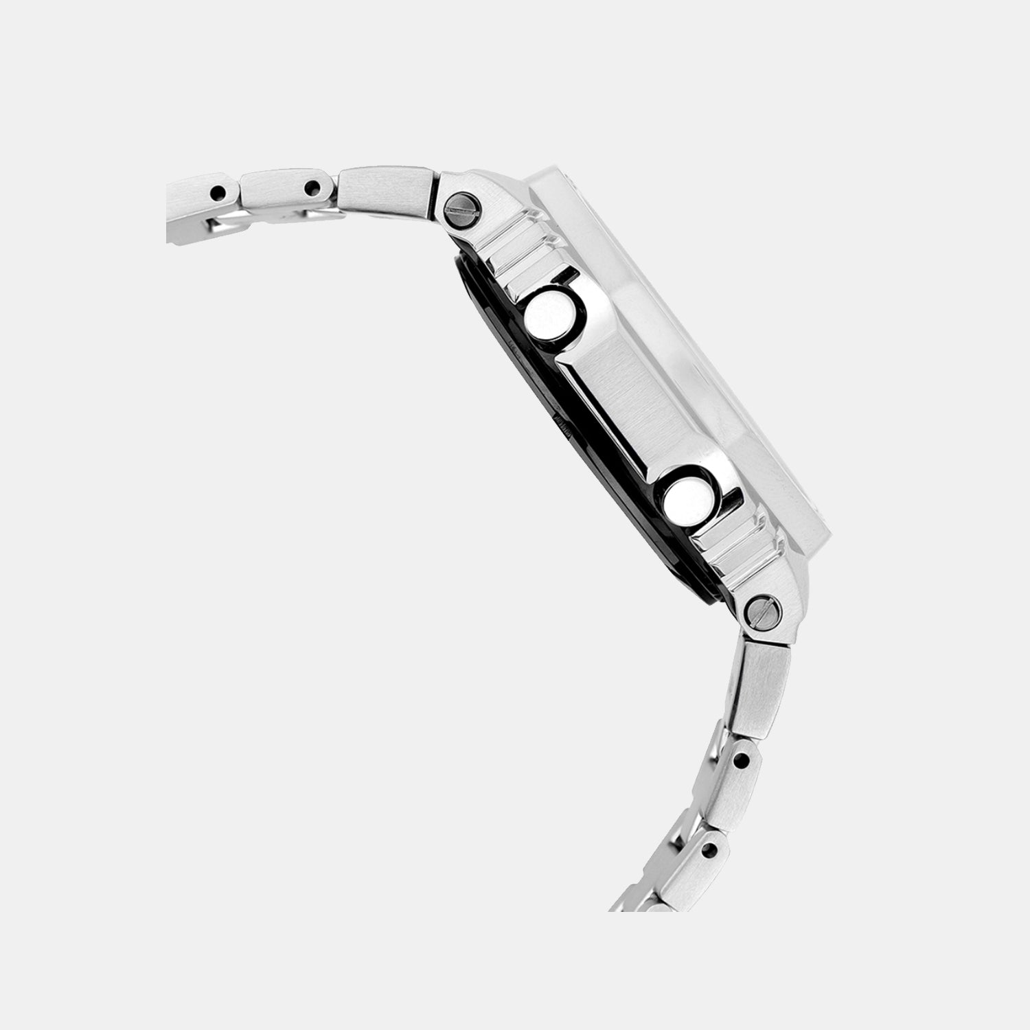 G-Shock Men Quartz Black Dial Analog-Digital Stainless Steel Watch G1638