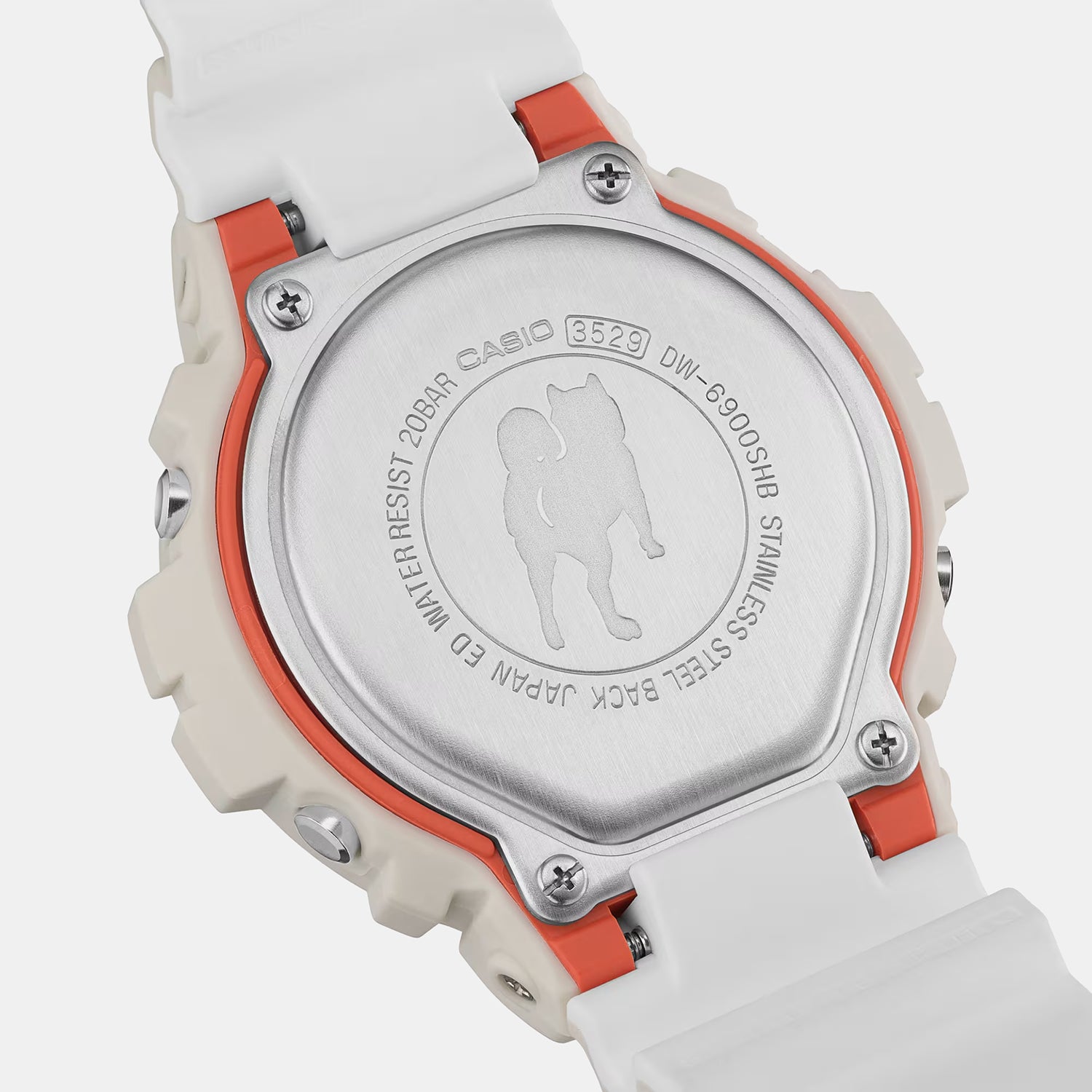 G-Shock Men Quartz White Dial Digital Resin Watch G1640