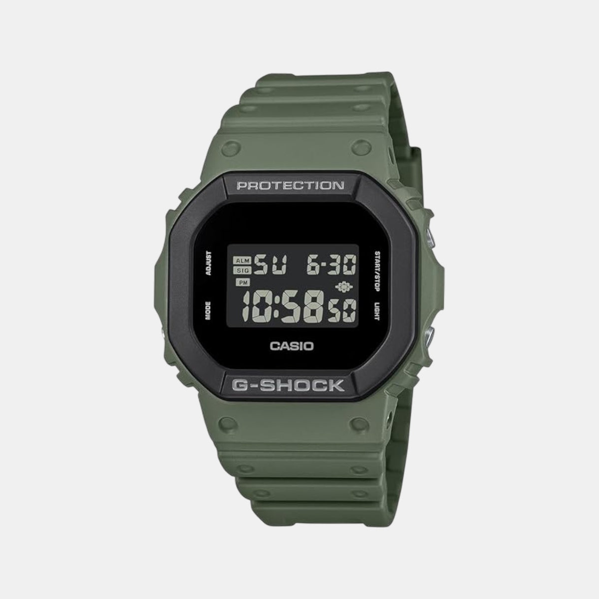 G-Shock Men Quartz Black Dial Digital Resin Watch G1646