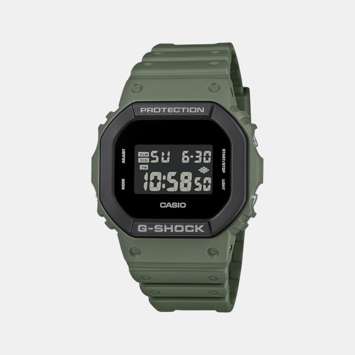 G-Shock Men Quartz Black Dial Digital Resin Watch G1646