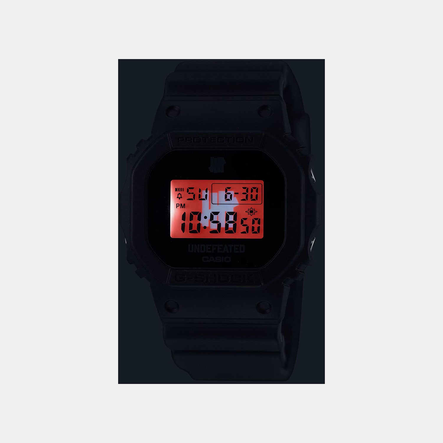 G-Shock Men Quartz Black Dial Digital Resin Watch G1653