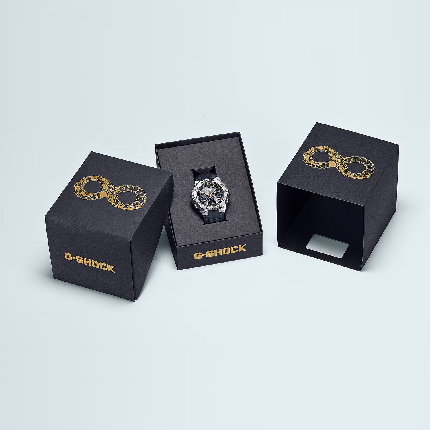 G-Shock Men Quartz Black Dial Analog-Digital Resin Watch G1654