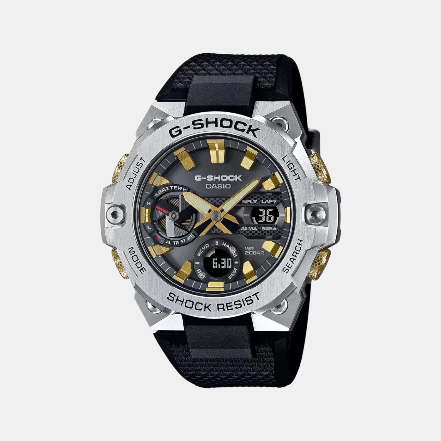 G-Shock Men Quartz Black Dial Analog-Digital Resin Watch G1654