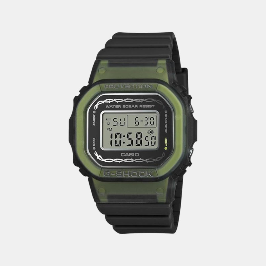 G-Shock Women Quartz Black Dial Digital Resin Watch G1655