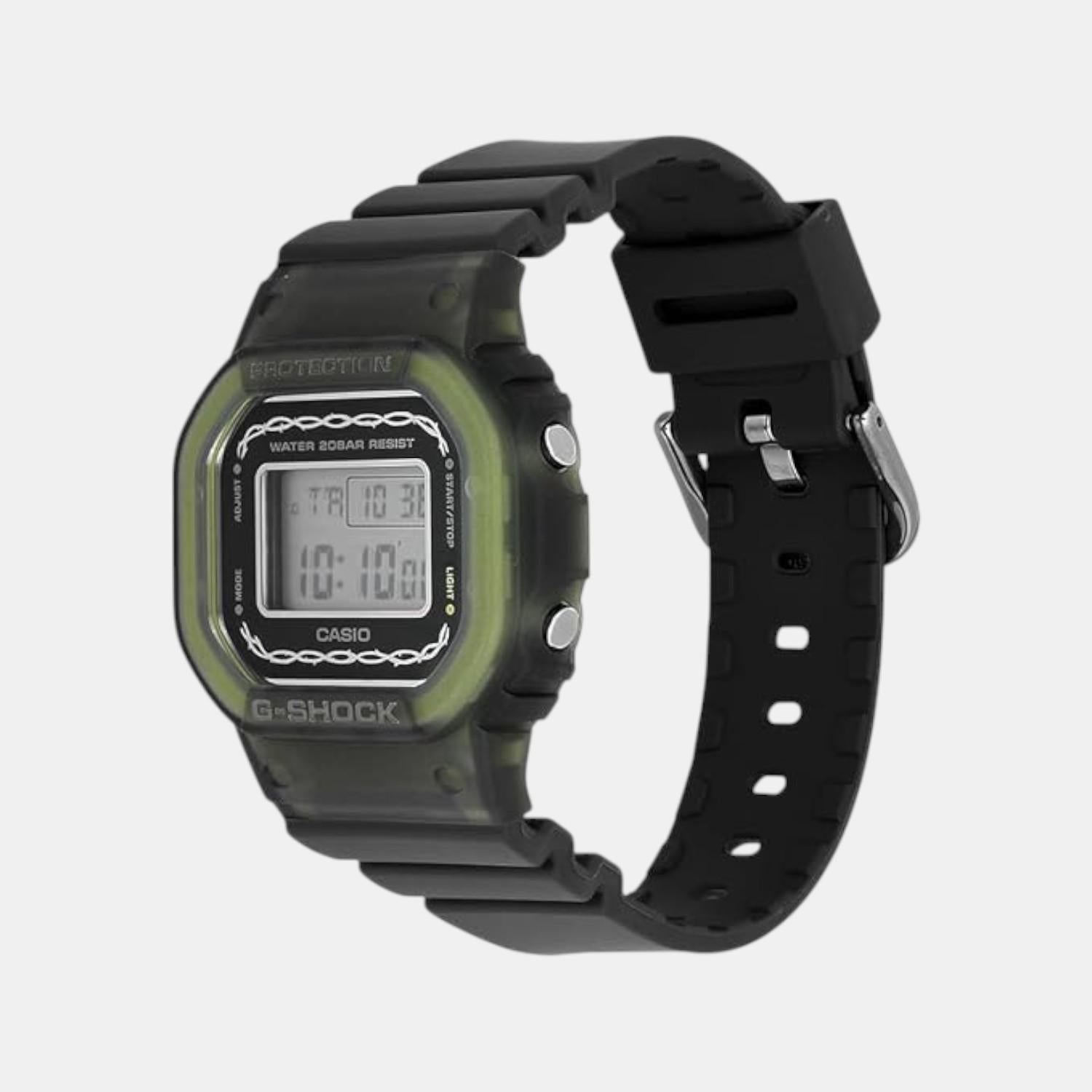 G-Shock Women Quartz Black Dial Digital Resin Watch G1655