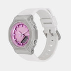 G-Shock Women Quartz Pink Dial Analog-Digital Resin Watch G1656