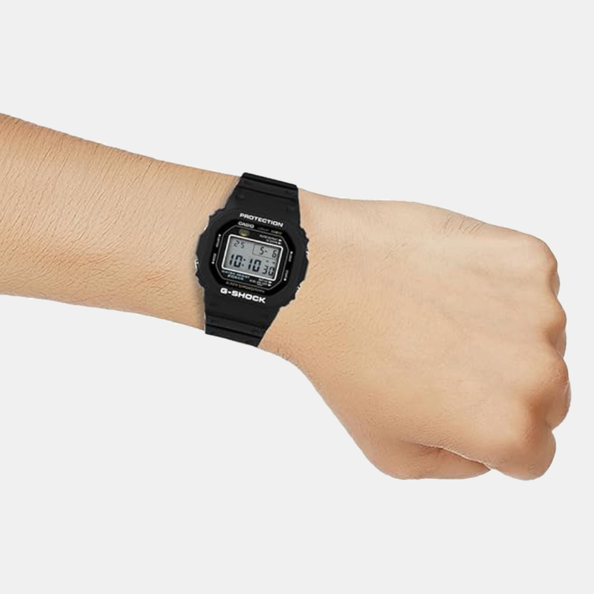 G-Shock Men Quartz Black Dial Digital Resin Watch G1660