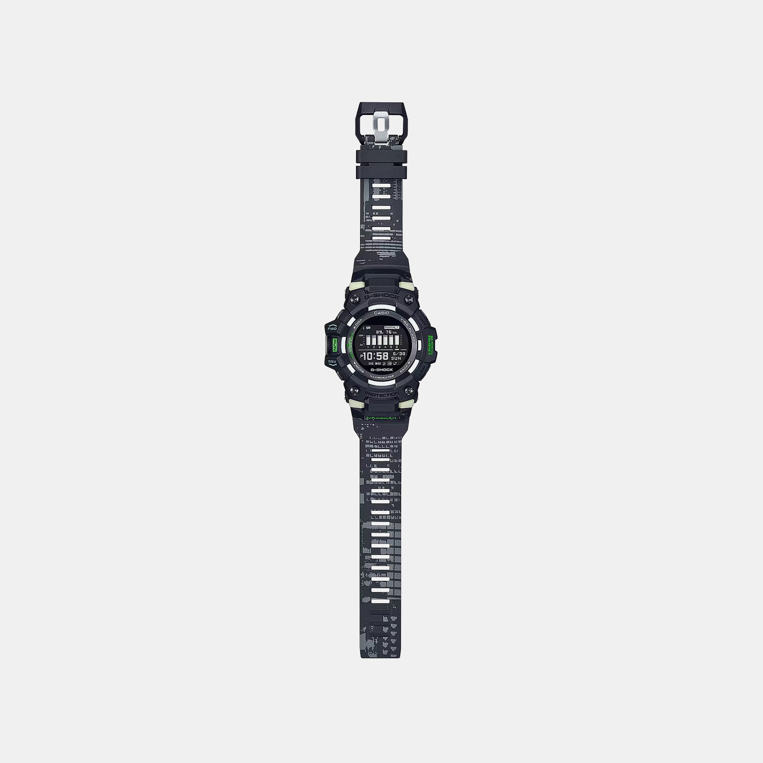 G-Shock Men Quartz Black Dial Digital Resin Watch G1665
