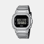 G-Shock Men Quartz Silver Dial Digital Resin Watch G1666