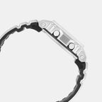 G-Shock Men Quartz Silver Dial Digital Resin Watch G1666