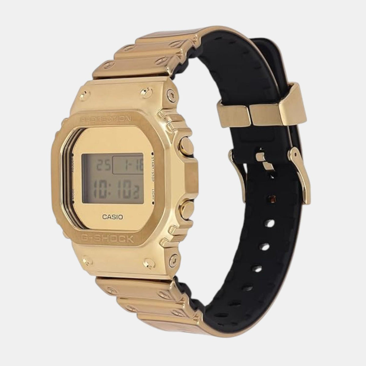 G-Shock Men Quartz Gold Dial Digital Resin Watch G1667