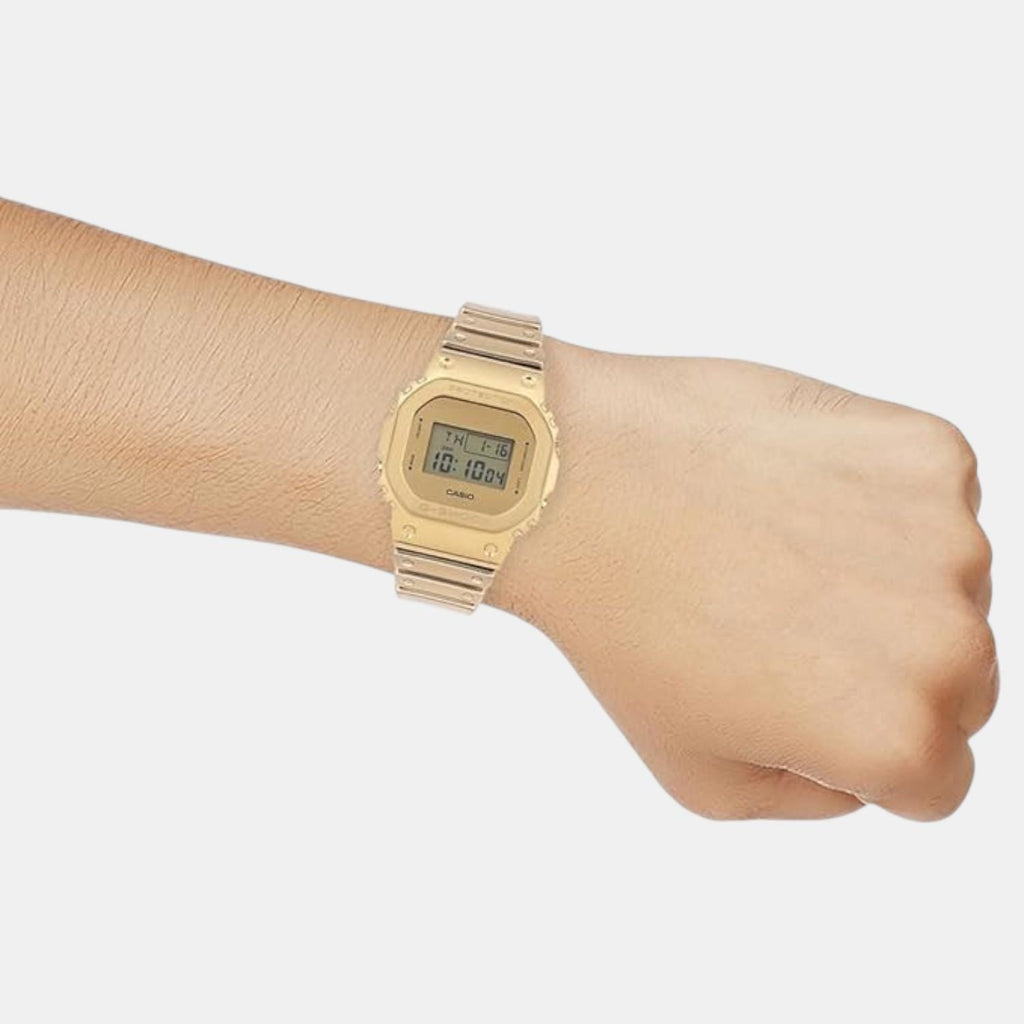 G-Shock Men Quartz Gold Dial Digital Resin Watch G1667