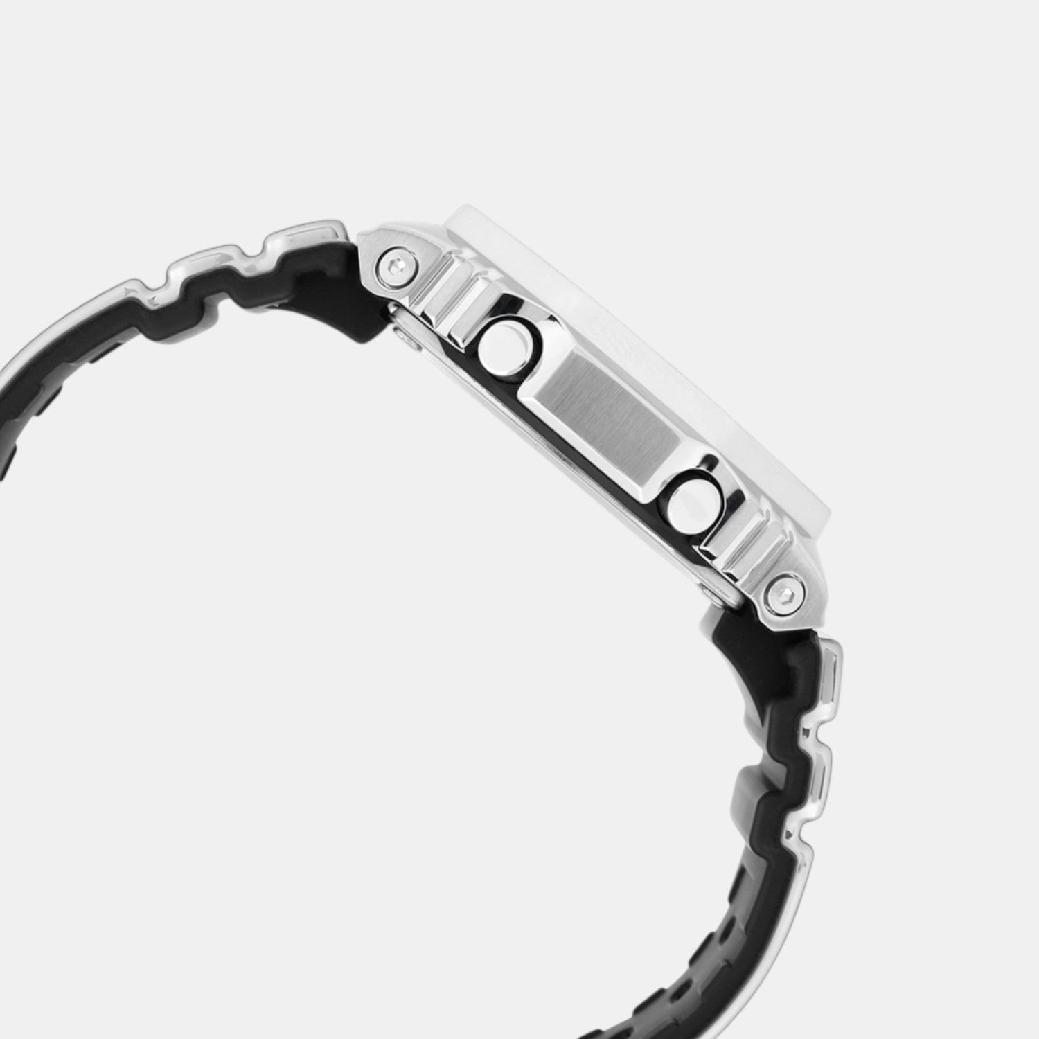 G-Shock Men Quartz Silver Dial Analog Resin Watch G1668