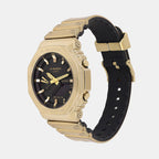 G-Shock Men Quartz Gold Dial Analog-Digital Resin Watch G1669