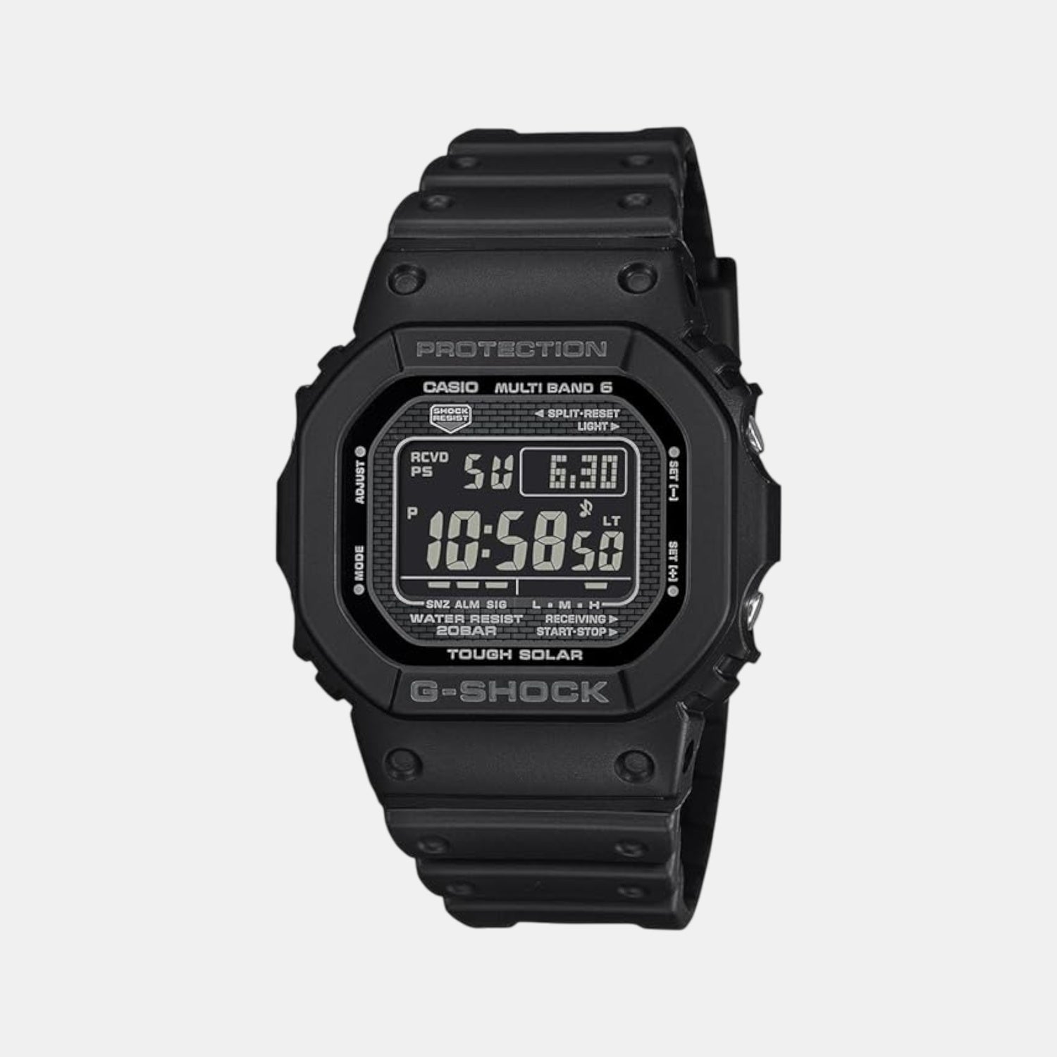 G-Shock Men Quartz Black Dial Digital Resin Watch G1670
