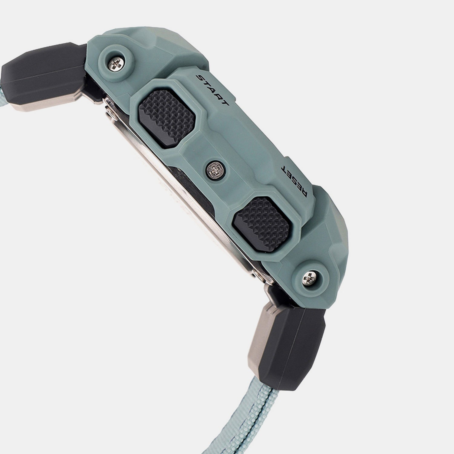 G-Shock Men Quartz Green Dial Analog-Digital Fabric Watch G1673