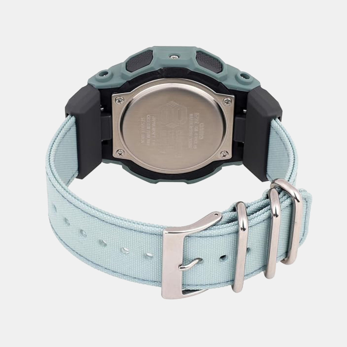 G-Shock Men Quartz Green Dial Analog-Digital Fabric Watch G1673