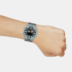 G-Shock Men Quartz Green Dial Analog Resin Watch G1673