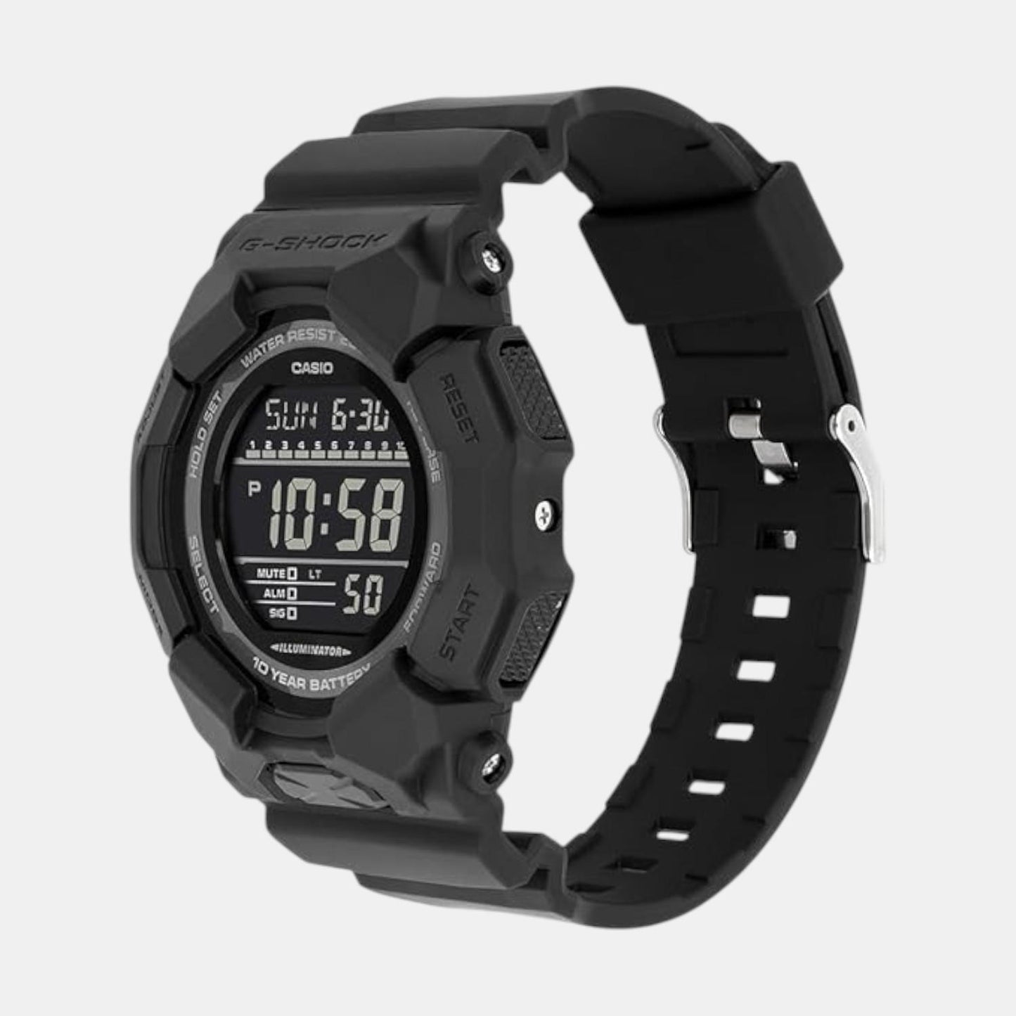 G-Shock Men Quartz Black Dial Digital Resin Watch G1674