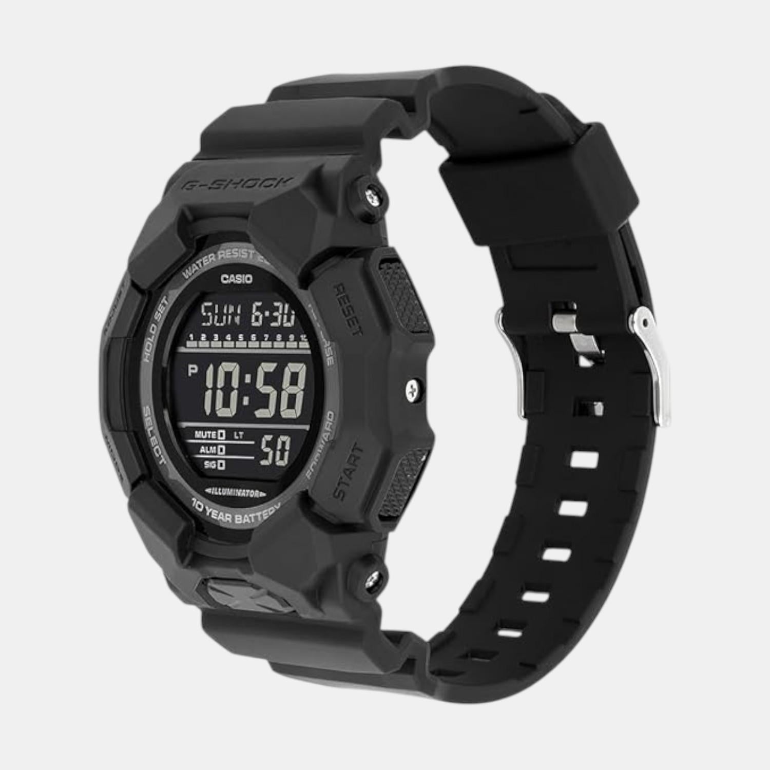 G-Shock Men Quartz Black Dial Digital Resin Watch G1674