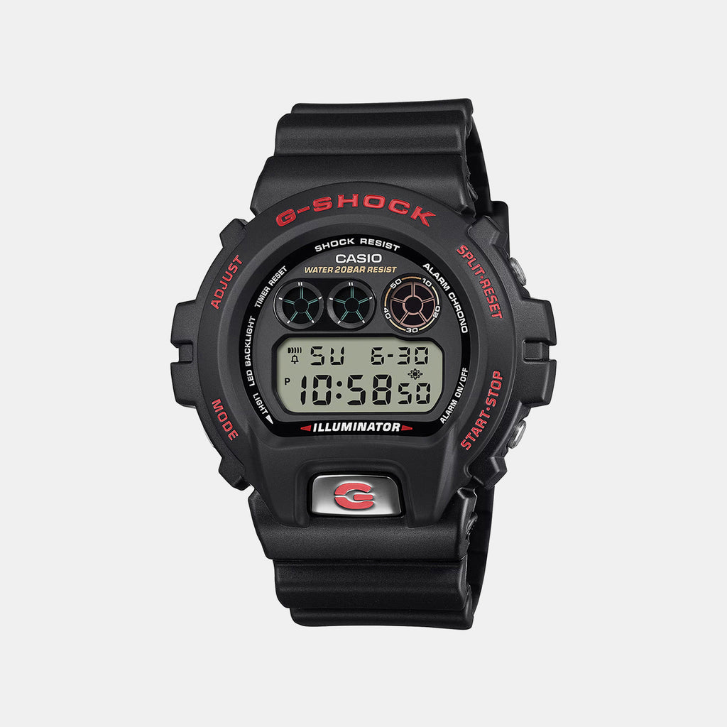 G-Shock Men Quartz Black Dial Digital Resin Watch G1676