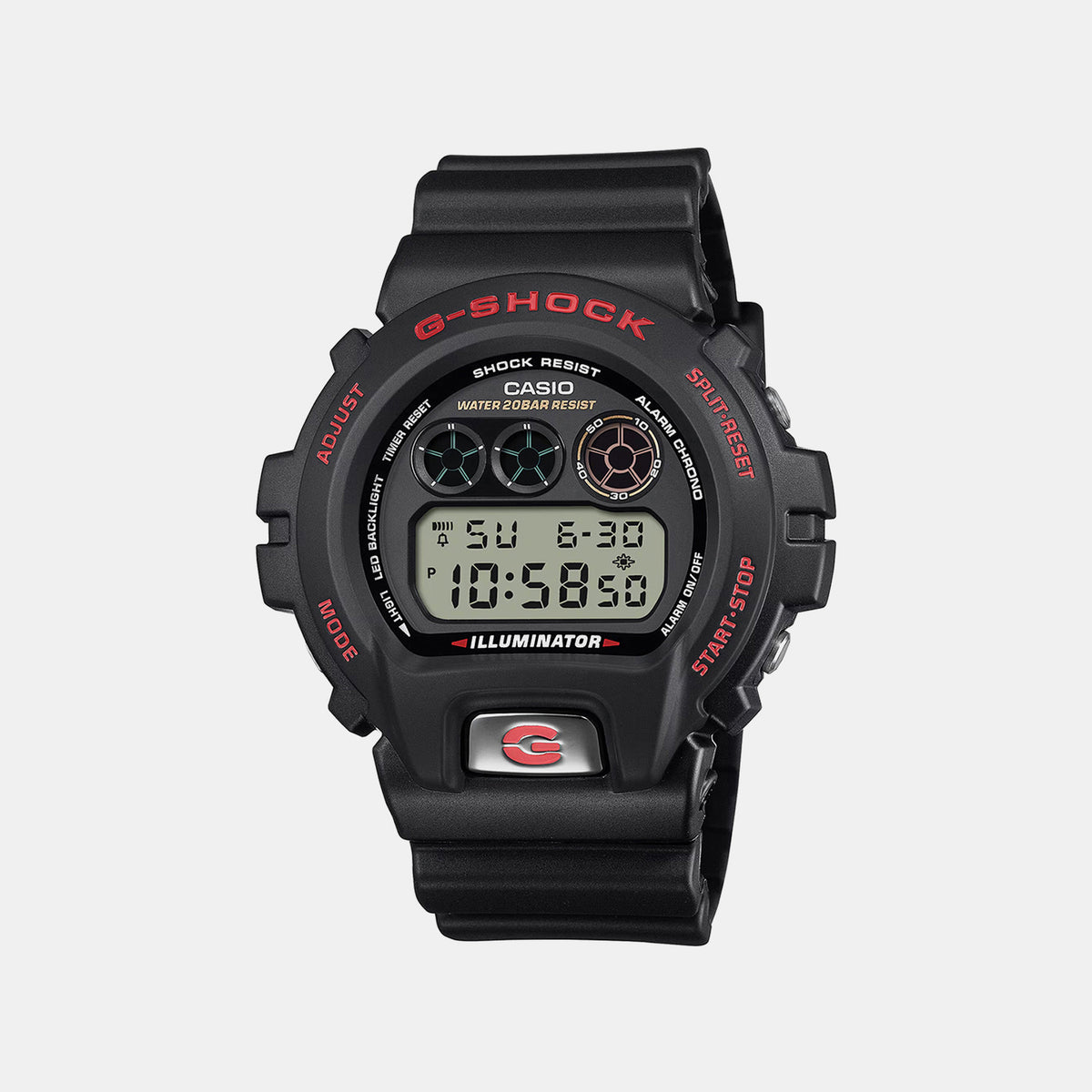 G-Shock Men Quartz Black Dial Digital Resin Watch G1676