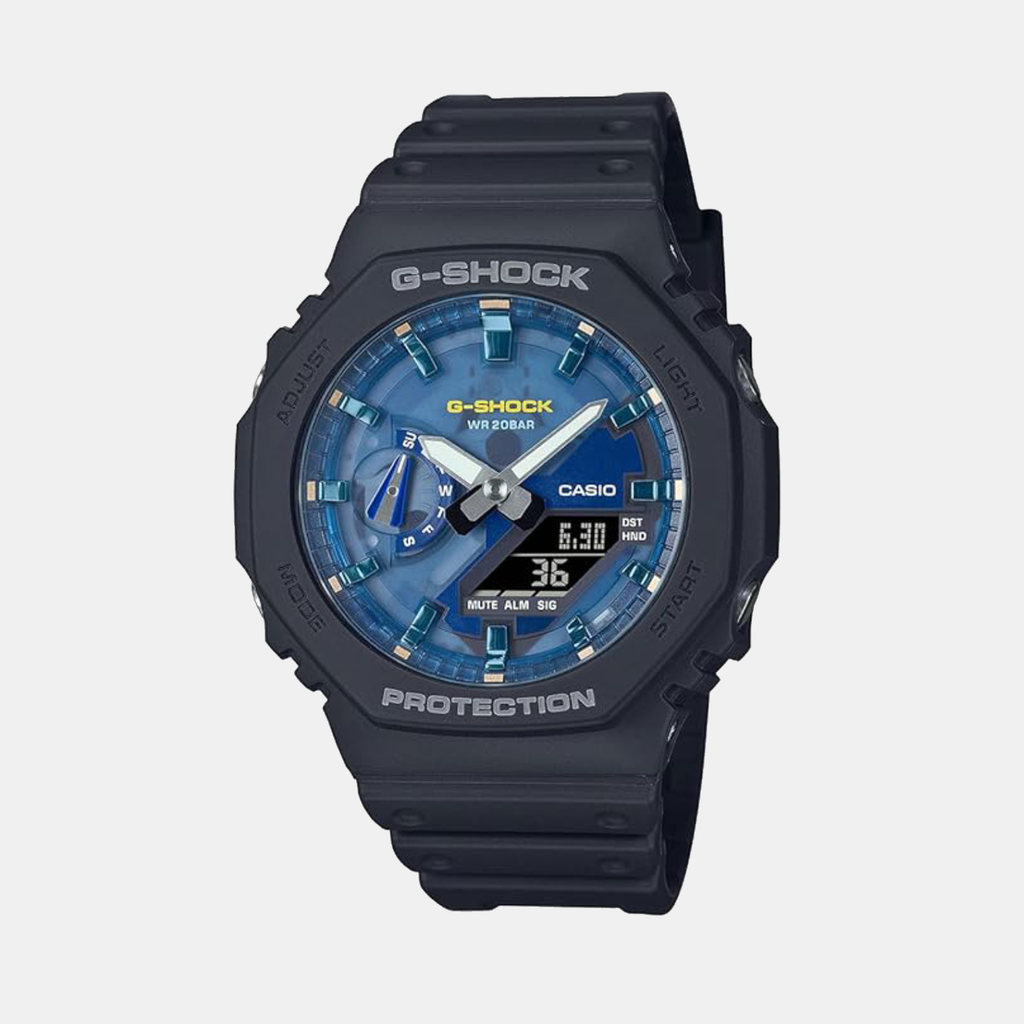 G-Shock Men Quartz Blue Dial Analog-Digital Resin Watch G1679