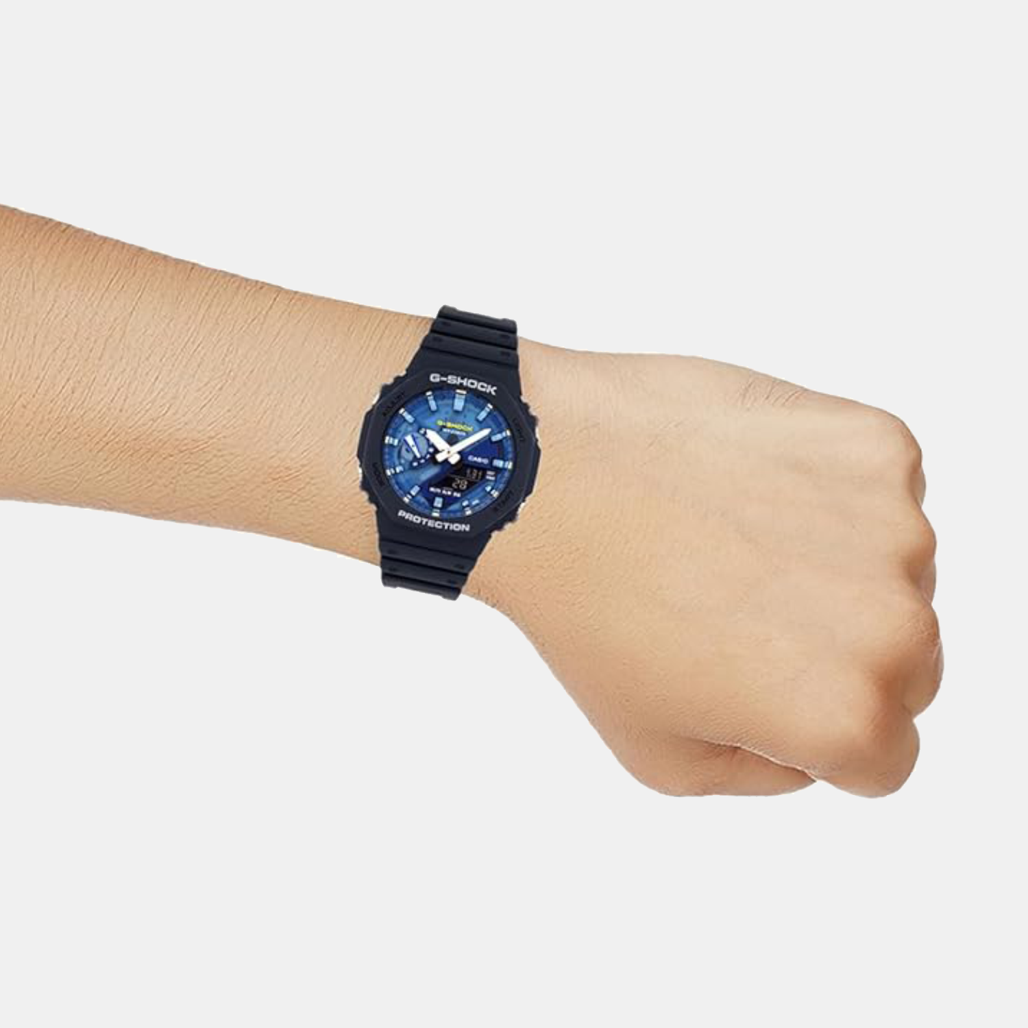 G-Shock Men Quartz Blue Dial Analog-Digital Resin Watch G1679