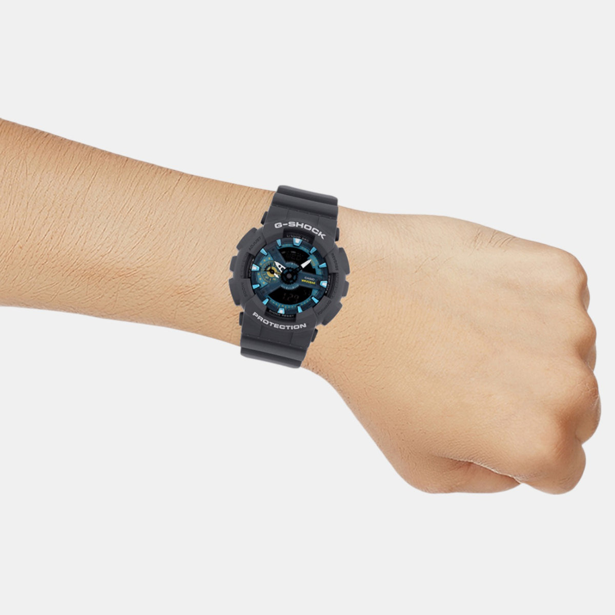 G-Shock Men Quartz Blue Dial Analog-Digital Resin Watch G1681