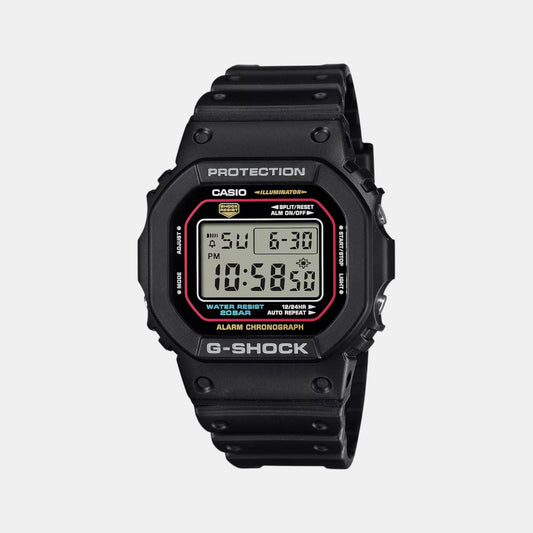 G-Shock Men Quartz Black Dial Digital Resin Watch G1683