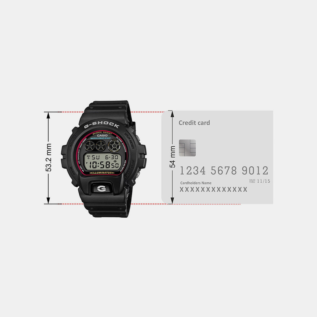 G-Shock Men Quartz Black Dial Digital Resin Watch G1684