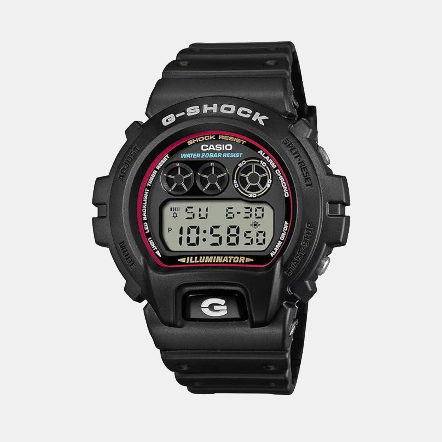 G-Shock Men Quartz Black Dial Digital Resin Watch G1684