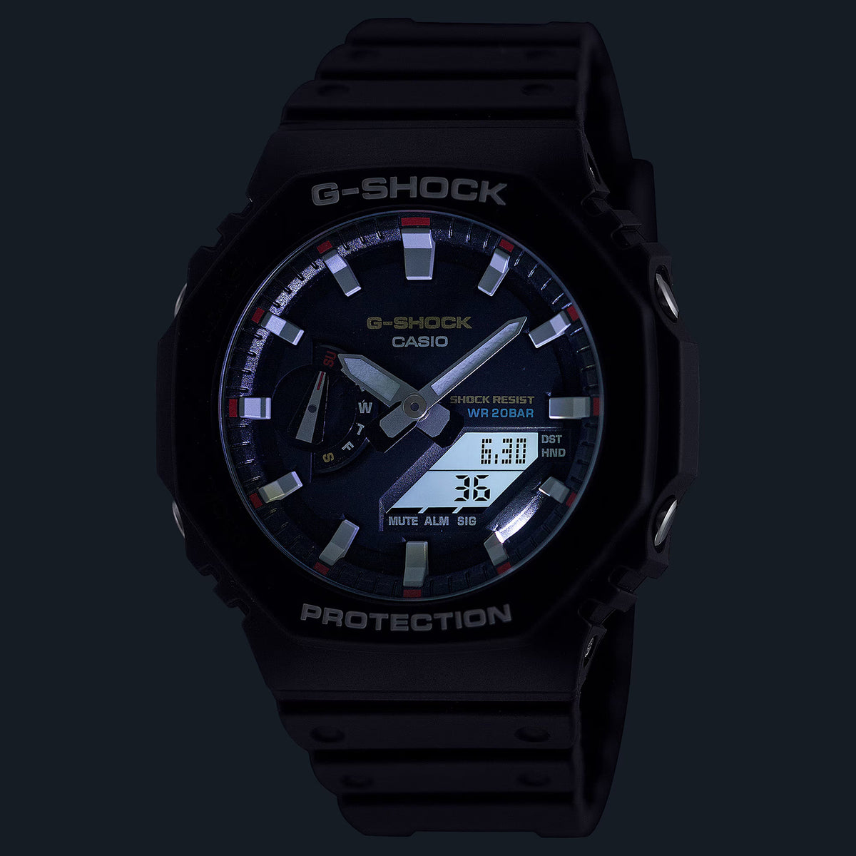 G-Shock Men Quartz Black Dial Analog-Digital Resin Watch G1686