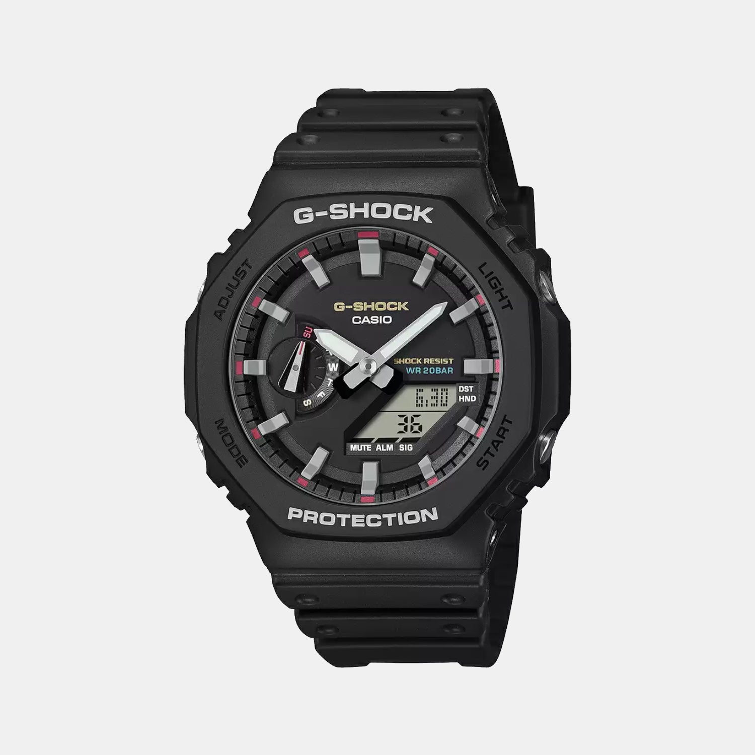 G-Shock Men Quartz Black Dial Analog-Digital Resin Watch G1686