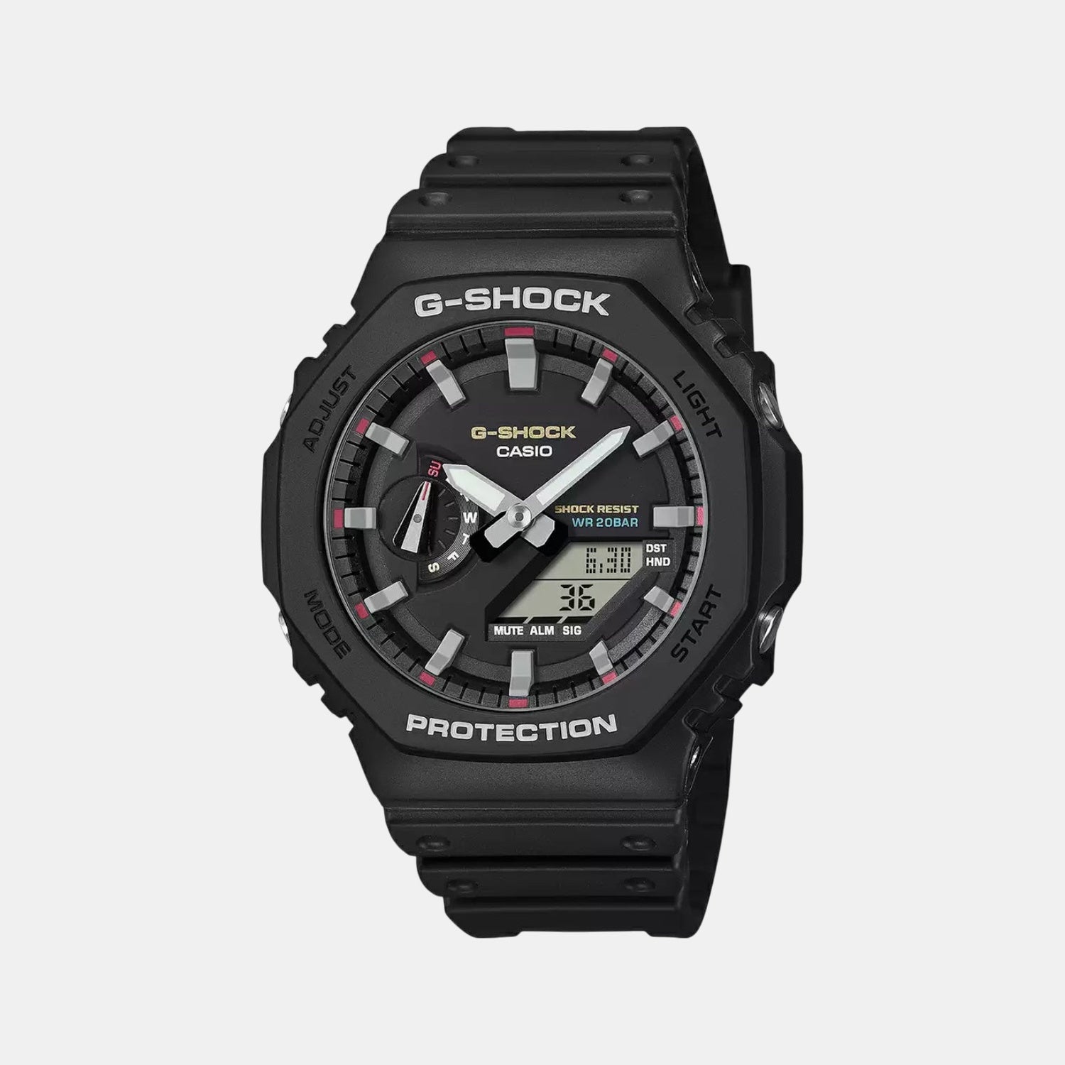 G-Shock Men Quartz Black Dial Analog-Digital Resin Watch G1686