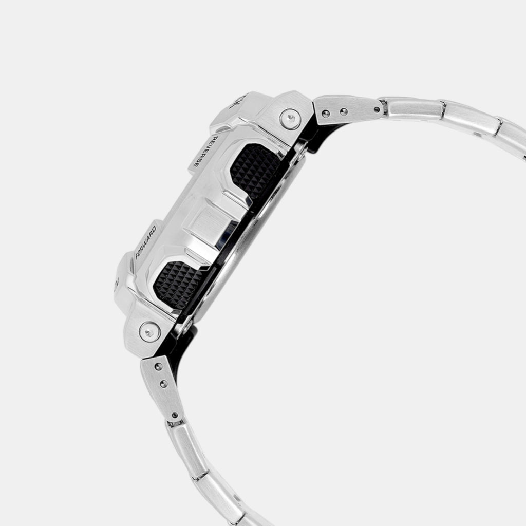 G-Shock Men Quartz Silver Dial Analog Stainless Steel Watch G1687