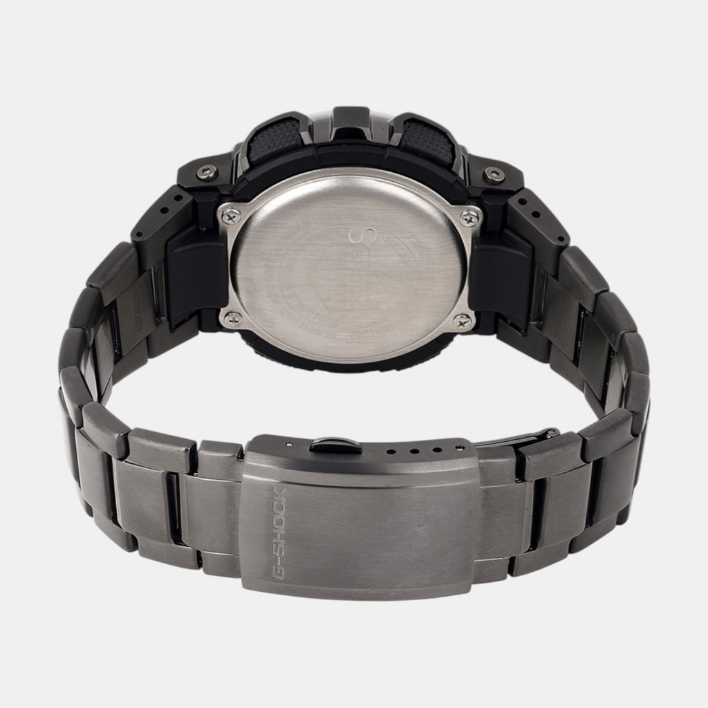 G-Shock Men Quartz Black Dial Analog Stainless Steel Watch G1688