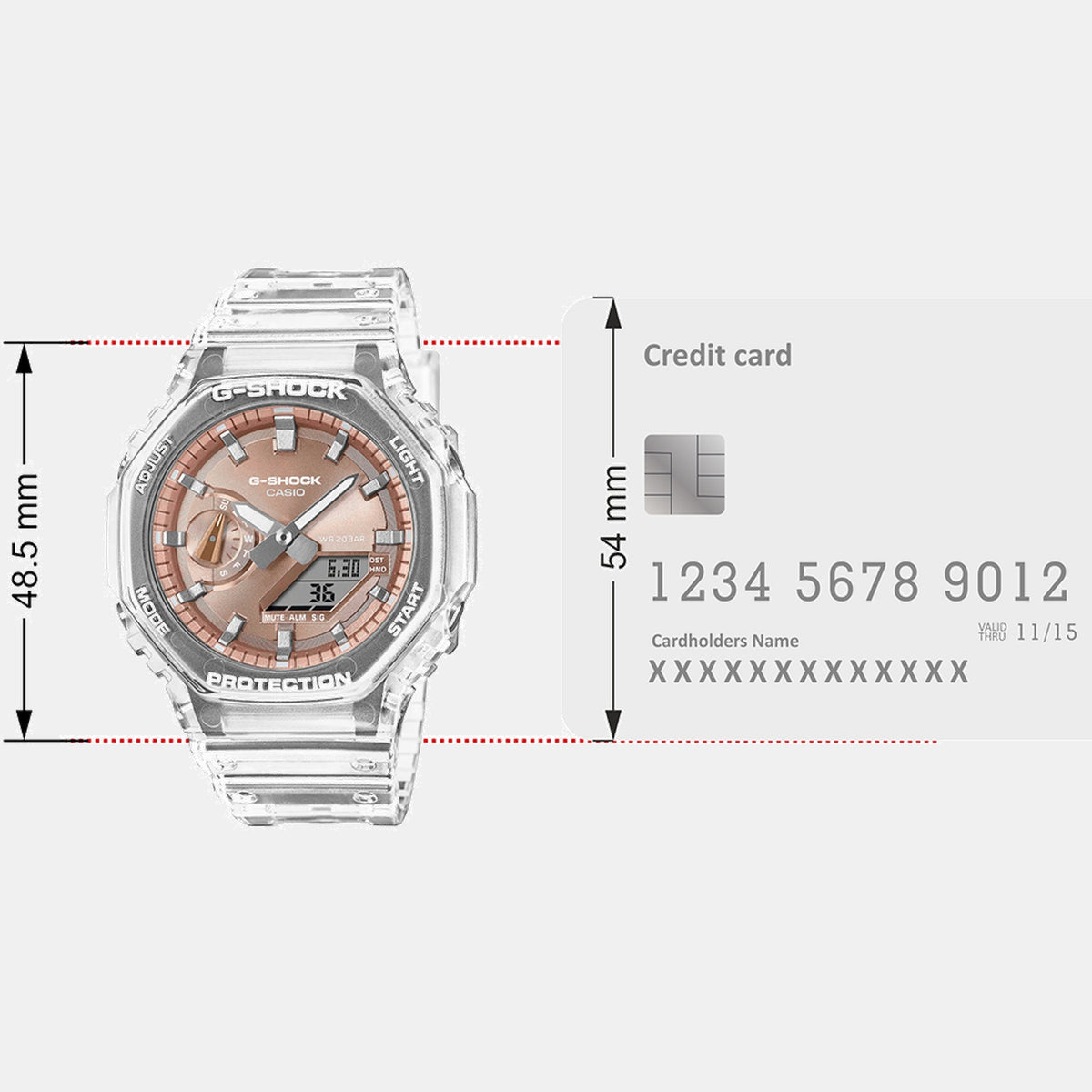 G-Shock Men Quartz Orange Dial Analog-Digital Resin Watch G1689
