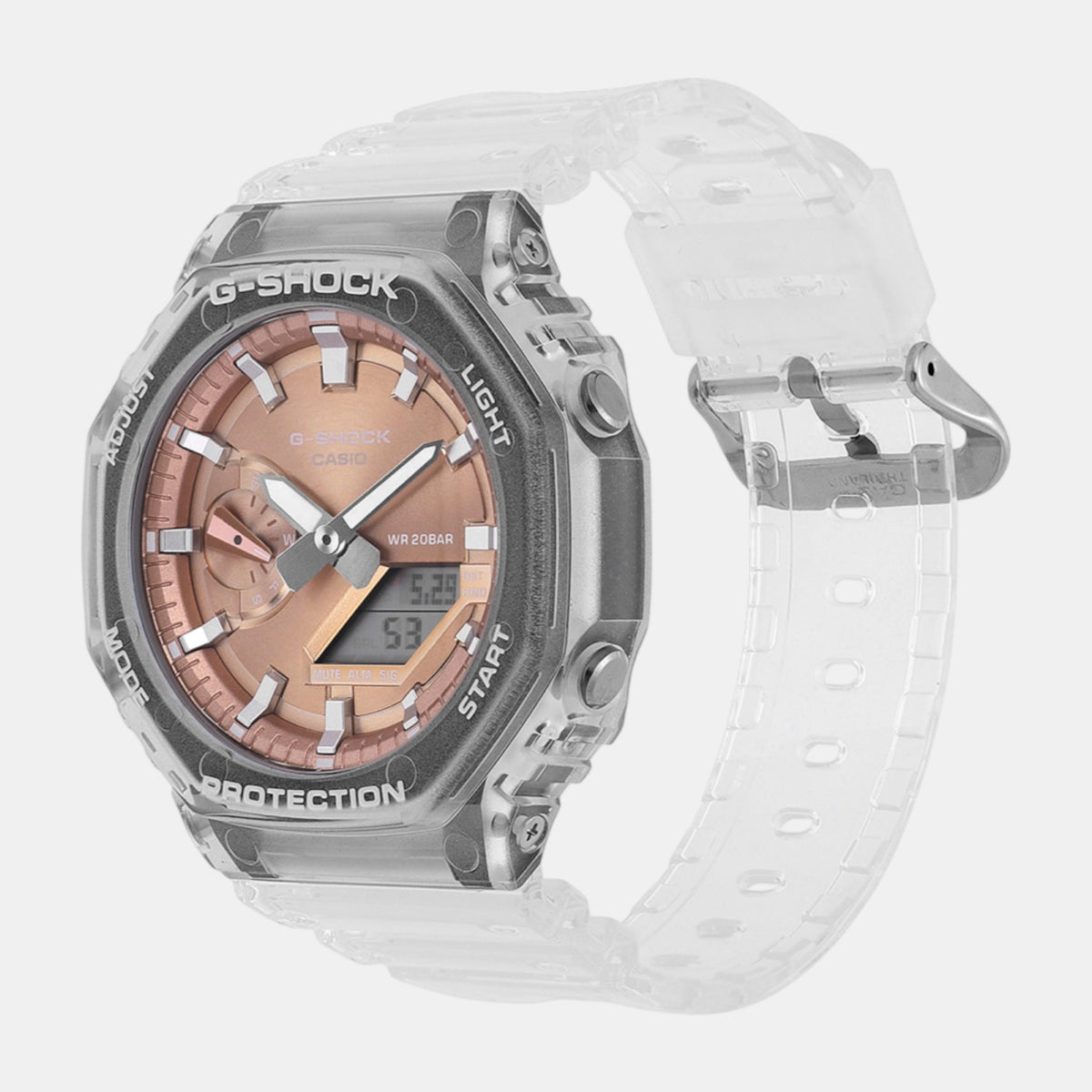 G-Shock Men Quartz Orange Dial Analog-Digital Resin Watch G1689
